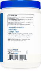 Nutricost Creapure Creatine jar on shelf conveys trusted quality.