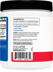 Nutricost Creatine + Aminos glass pouring into a shaker for workouts.