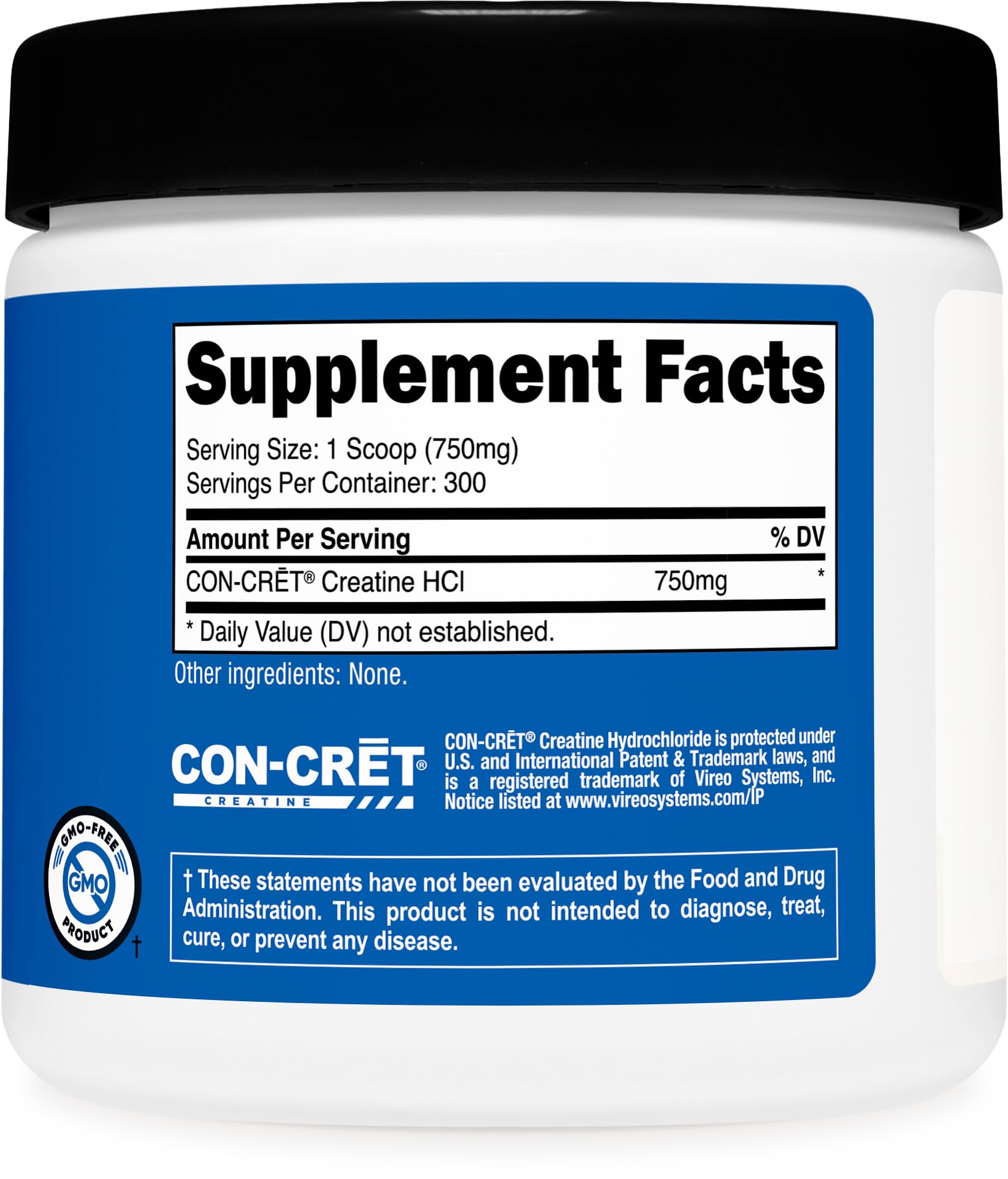 Nutricost Creatine HCl powder serving size image illustrating convenient daily dose