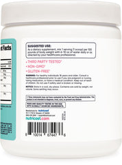 Nutricost label highlights 50 servings and 3 g per serving
