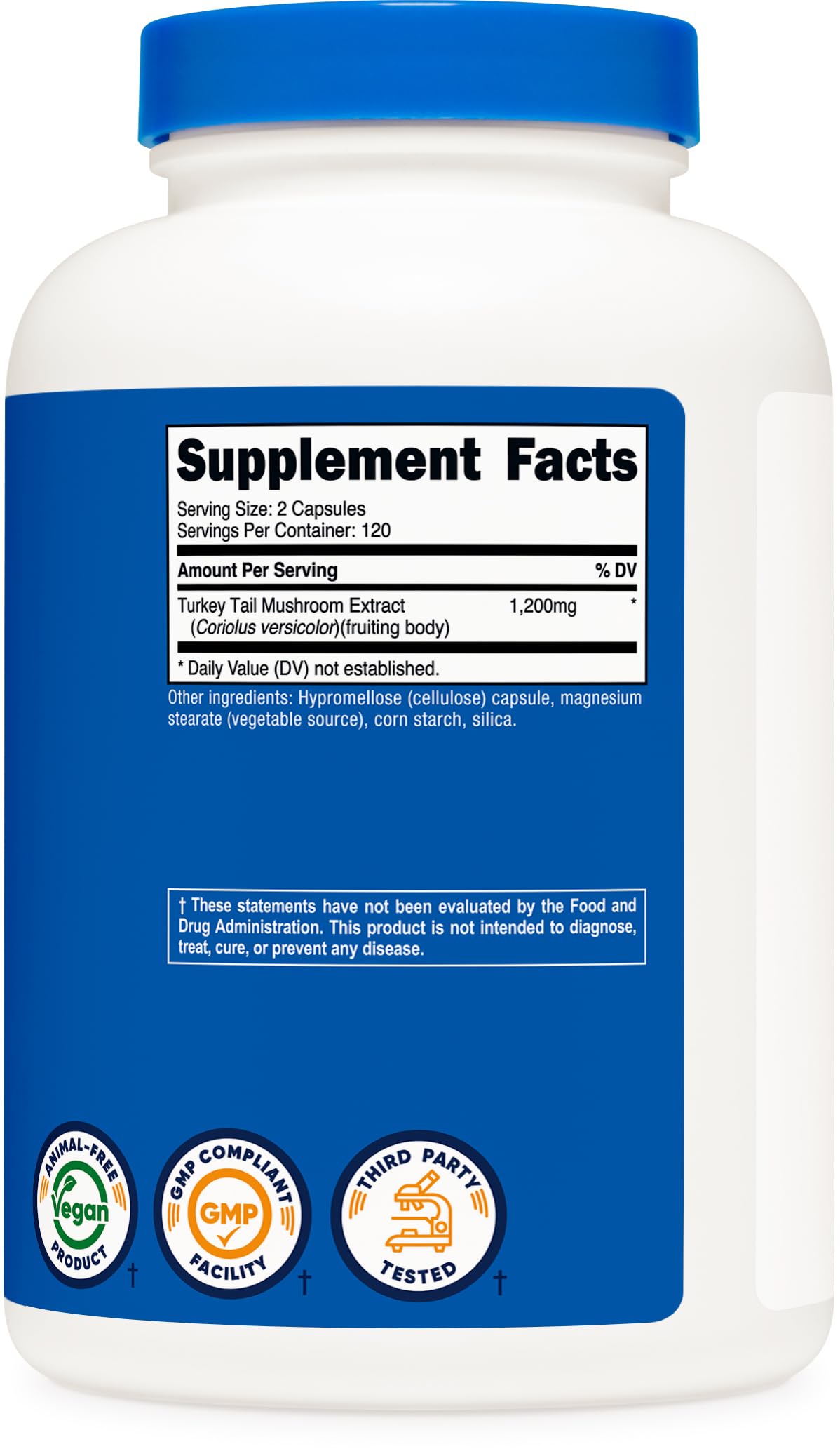 Nutricost capsules shown for a simple everyday regimen.