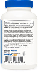 Nutricost DHEA manufacturing facility badge highlights GMP and FDA registration