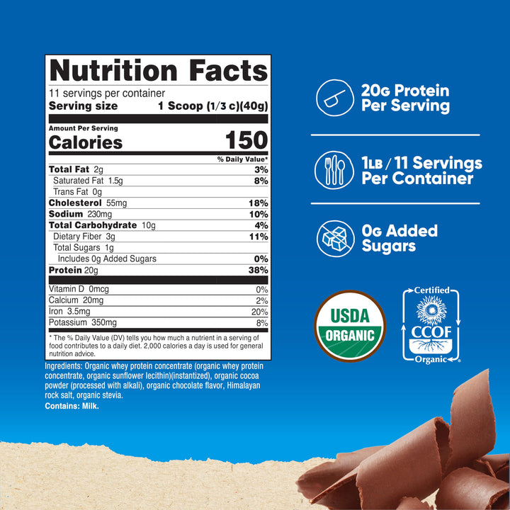 Nutricost Double Chocolate whey pour into shaker for smooth shakes