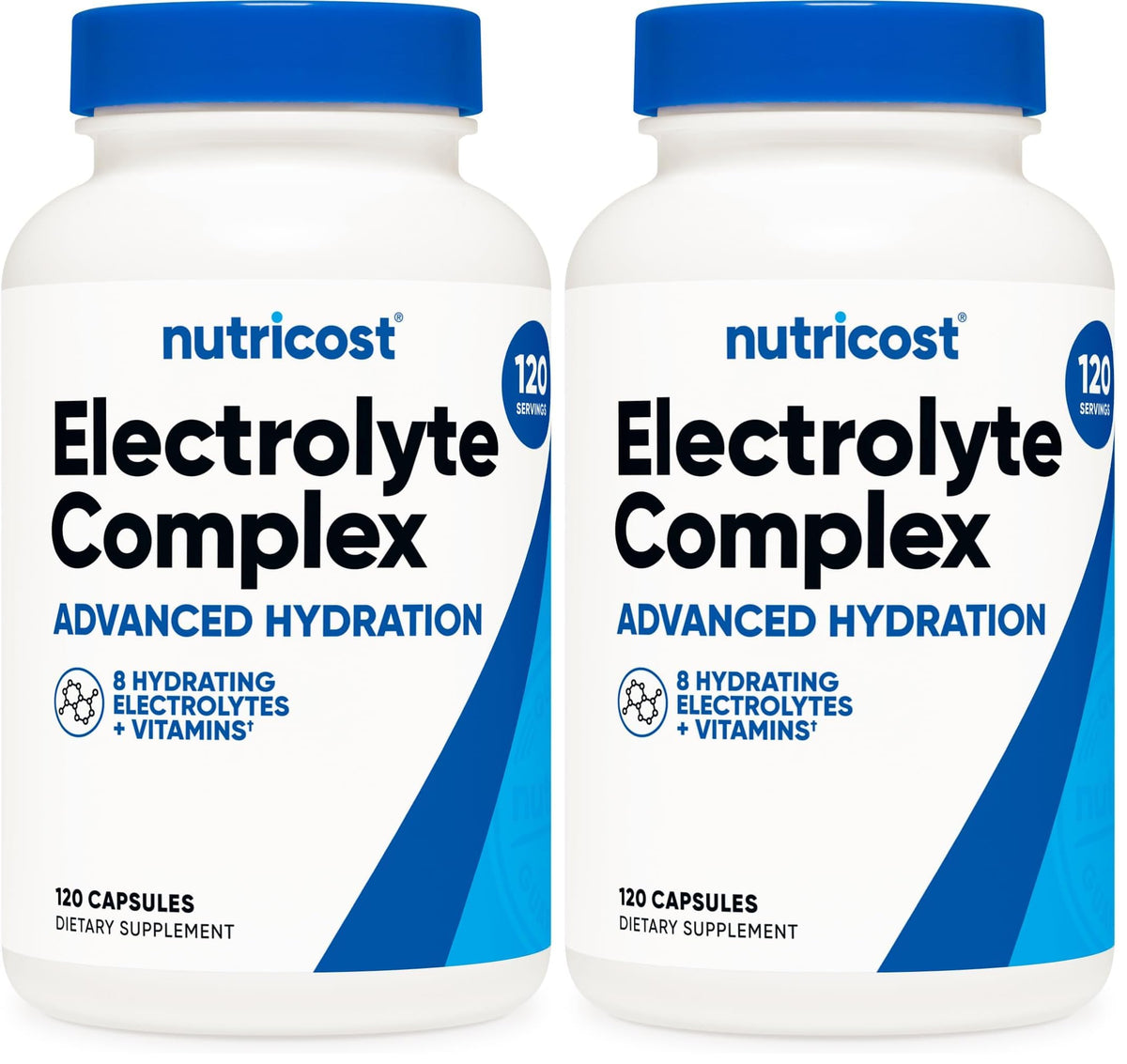 Nutricost Electrolyte Complex bottle-front view for on-the-go hydration