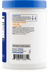 Nutricost Electrolyte Complex ingredients label highlights vitamins and minerals