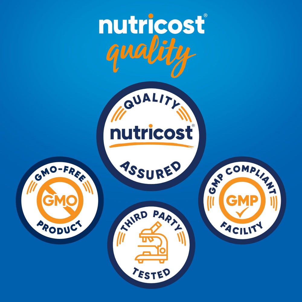 Nutricost Fiber Gummies Berry serving label shows 60 servings for daily fiber