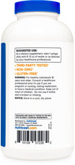 Nutricost Fish Oil Softgels non-GMO and gluten-free, clean supplement option.