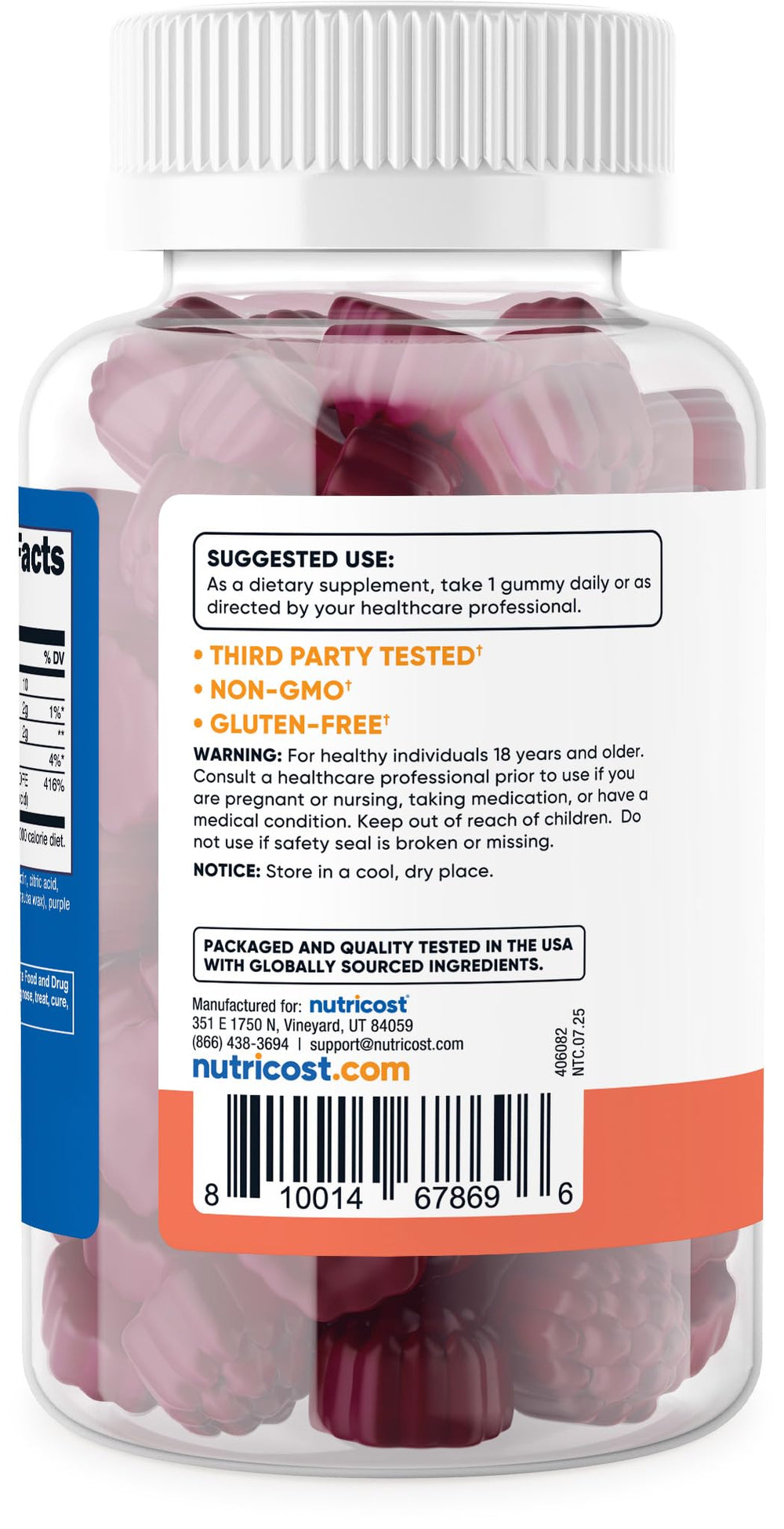 Nutricost NSF-certified facility production for consistent quality and safety