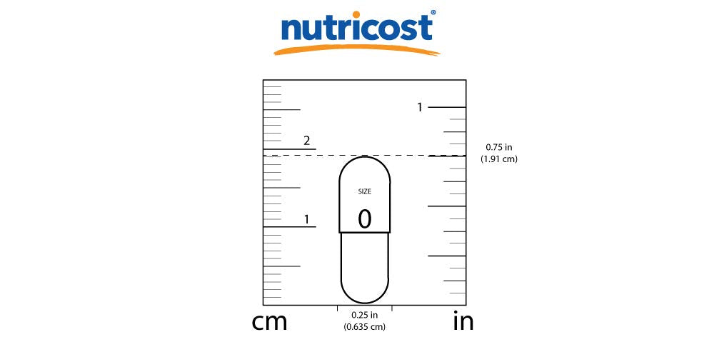 Nutricost gluten-free non-GMO symbol highlighting dietary suitability