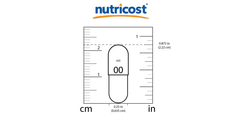 Nutricost Goldenseal serving size 1 capsule close-up for simple daily intake.