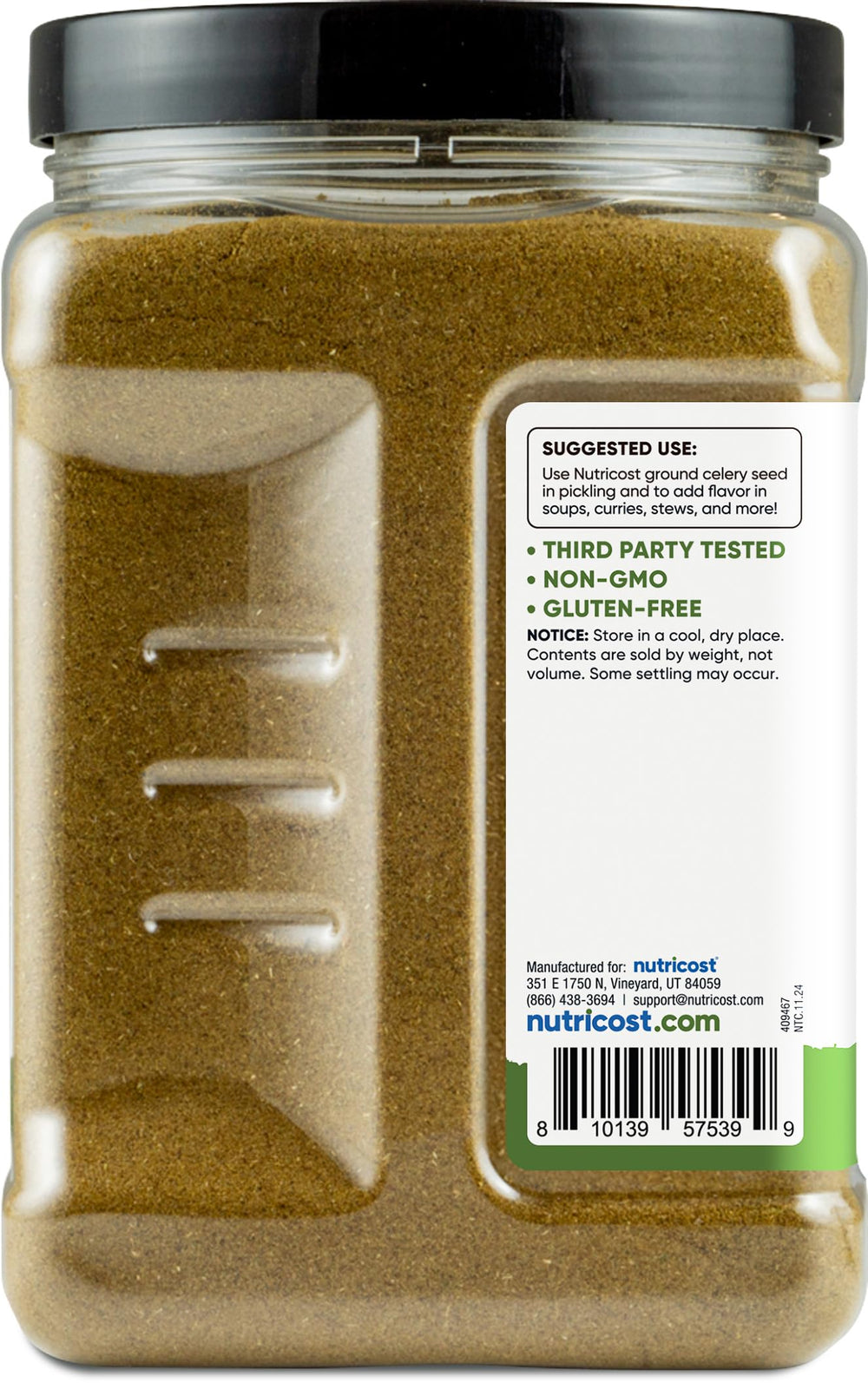 Nutricost Ground Celery Seed pantry storage, chic spice for everyday cooking