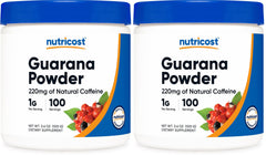 Nutricost Guarana Extract Powder bottle ready for energy support in daily routine