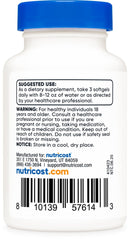 Nutricost Garlic Parsley Oil closeup shows garlic and parsley ingredients for wellness.