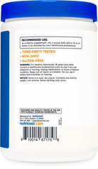Close-up of Nutricost Inositol Powder container showing fine texture