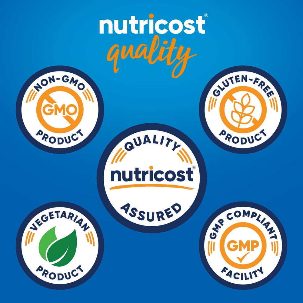 Nutricost KSM-66 bottle-label-detail highlights 5% withanolides and BioPerine