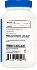 Nutricost L-Citrulina porciones 60, frasco para suministro mensual
