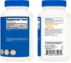 Open Nutricost L-Citrulline bottle with tablets spilled for easy daily dosing
