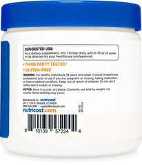 Dosis de 1 g por porción de Nutricost L-Tyrosine para entrenamiento diario.