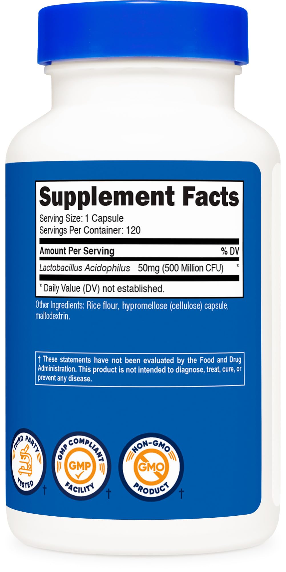 Healthy daily routine with Nutricost 120-capsule bottle.