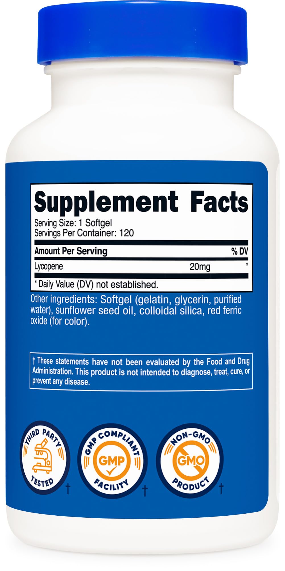 Nutricost Lycopene factory GMP, quality you can trust.