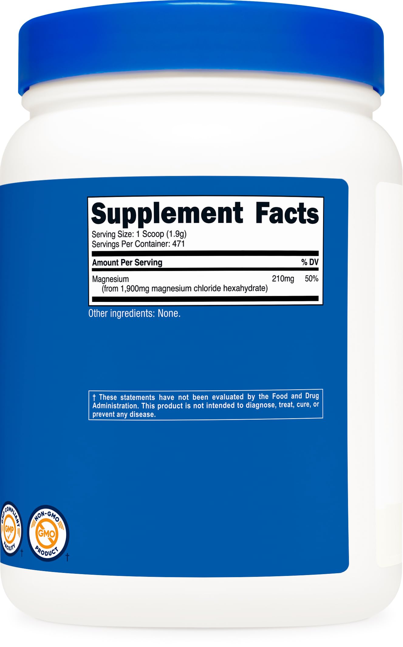  Nutricost facility seal shows NSF GMP FDA registration and quality assurance.