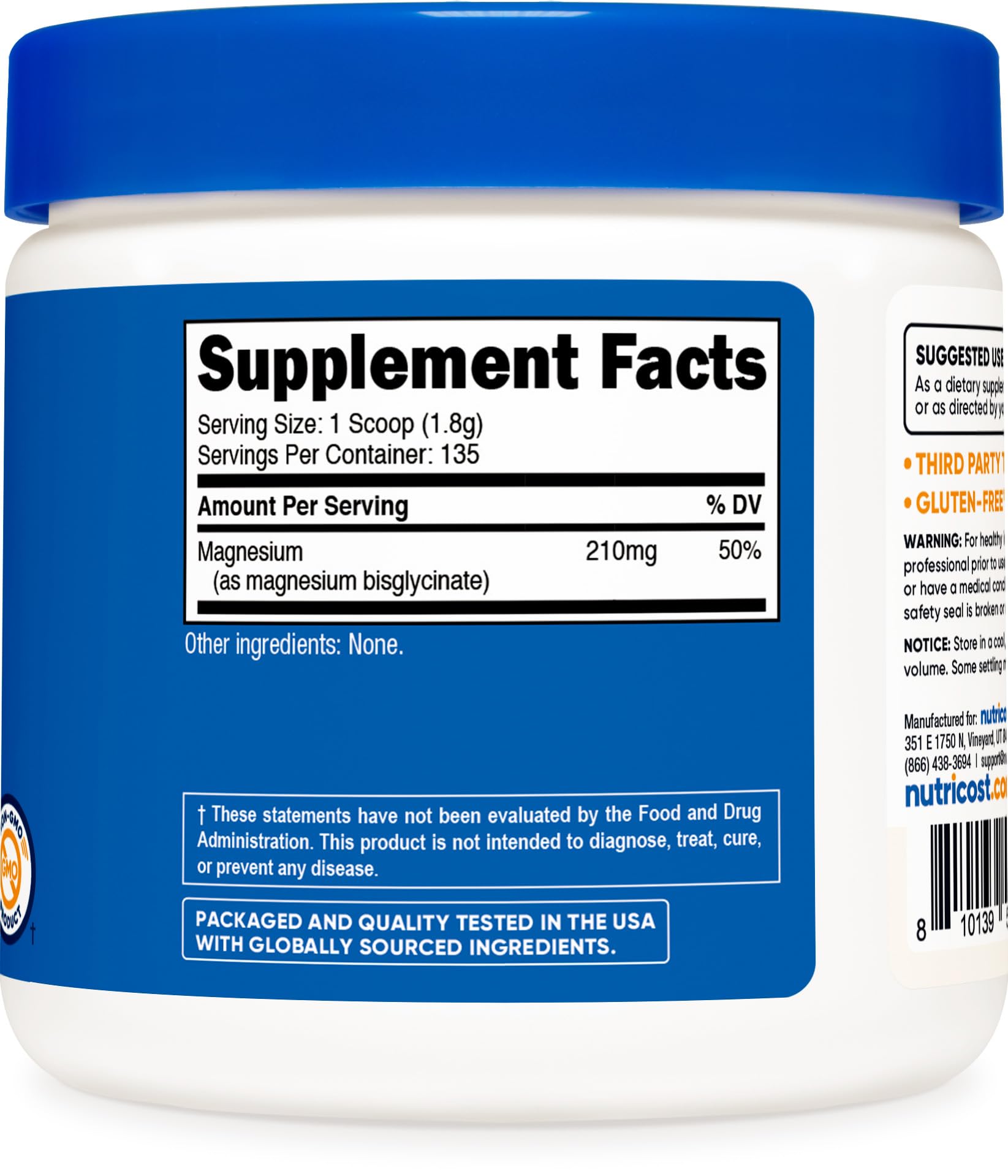 Manufactured in a GMP-compliant, FDA-registered facility for quality assurance.