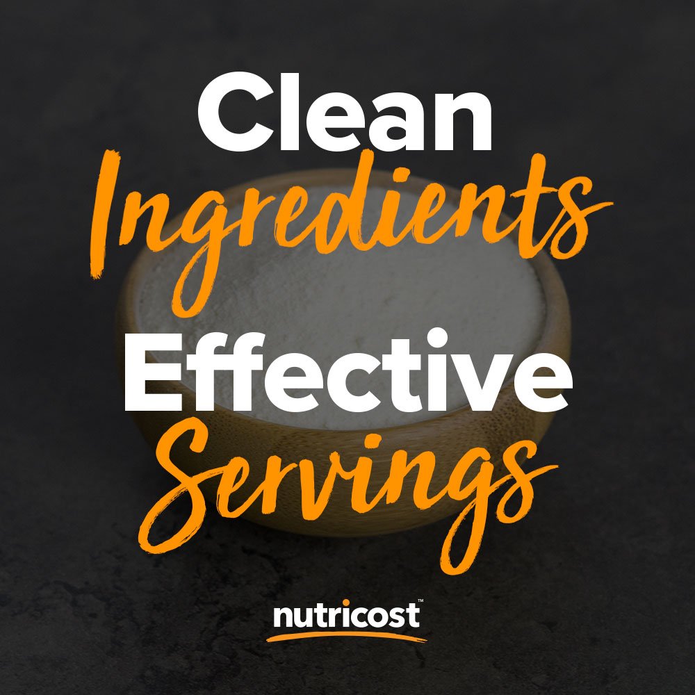 Nutricost Malic Acid Powder bottle on a kitchen counter for daily use