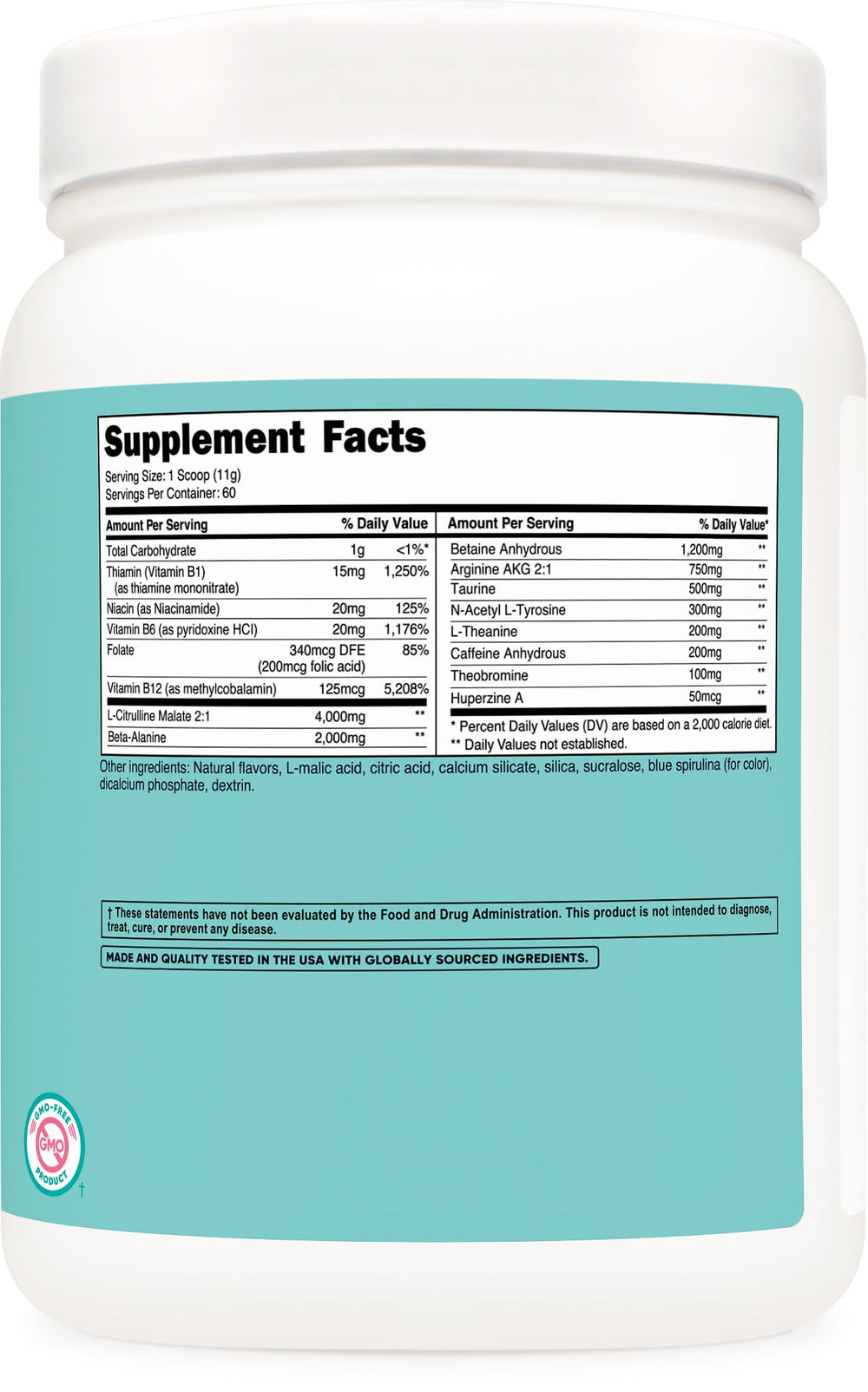 GMP-compliant manufacturing with ISO-lab testing aligns with Nutricost quality