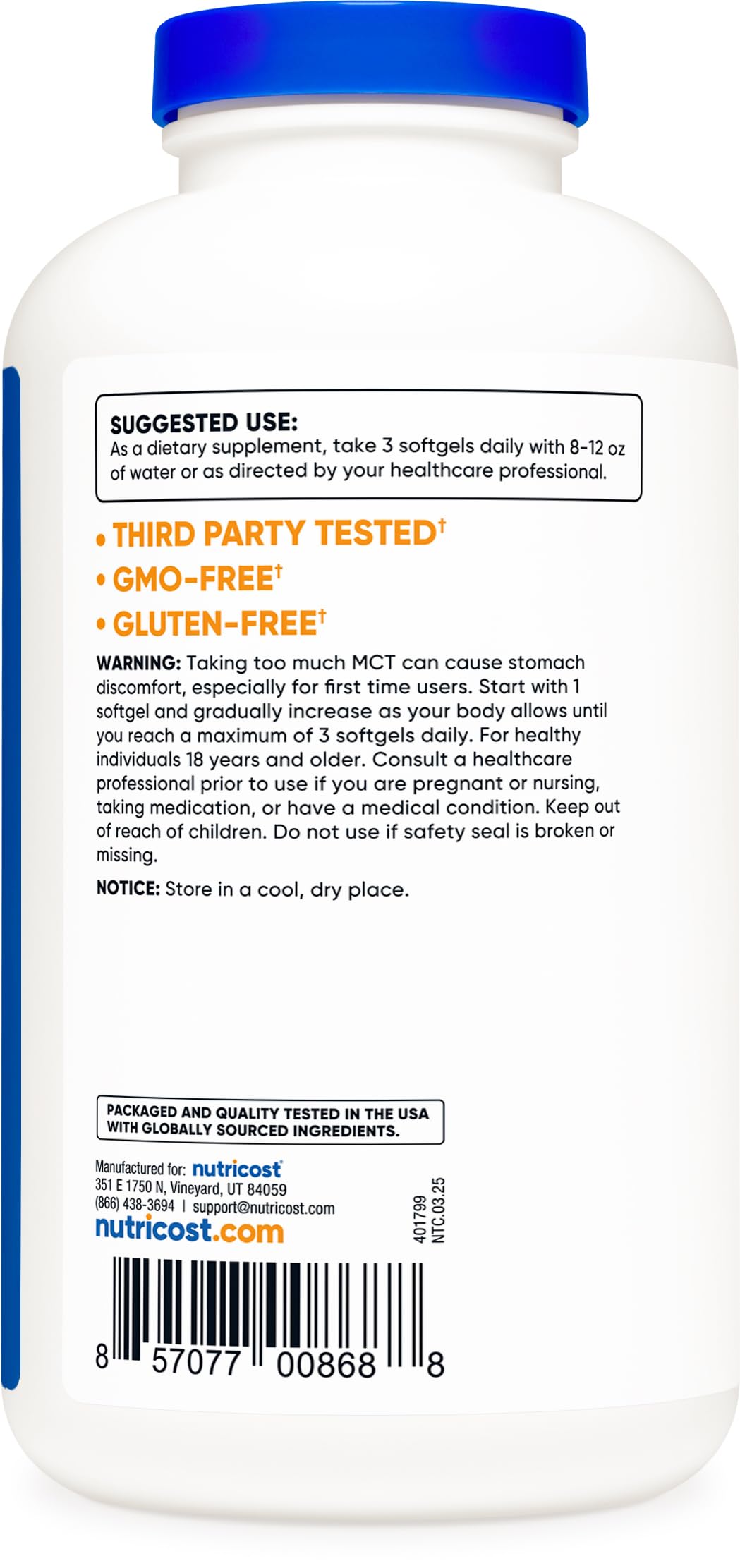 Nutricost packaging shown with keto-friendly meals for low-carb plans