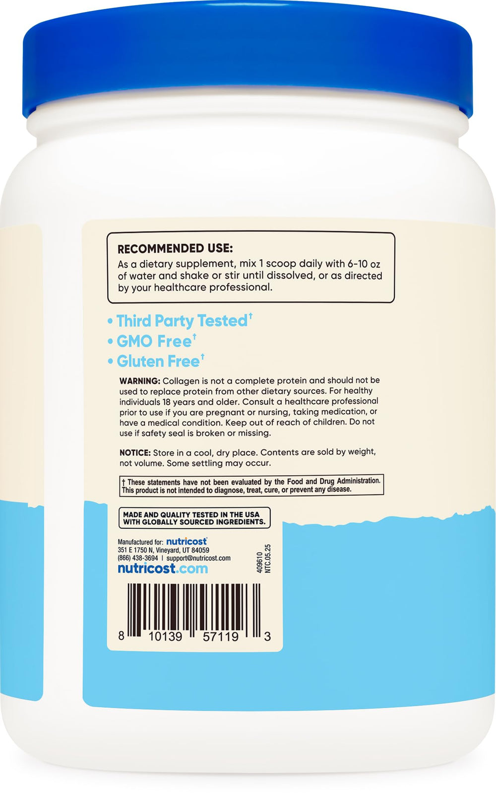 Label highlights biotin and hyaluronic acid for everyday beauty-friendly support