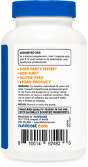 Serving setup showing one Nutricost Capsule per day routine