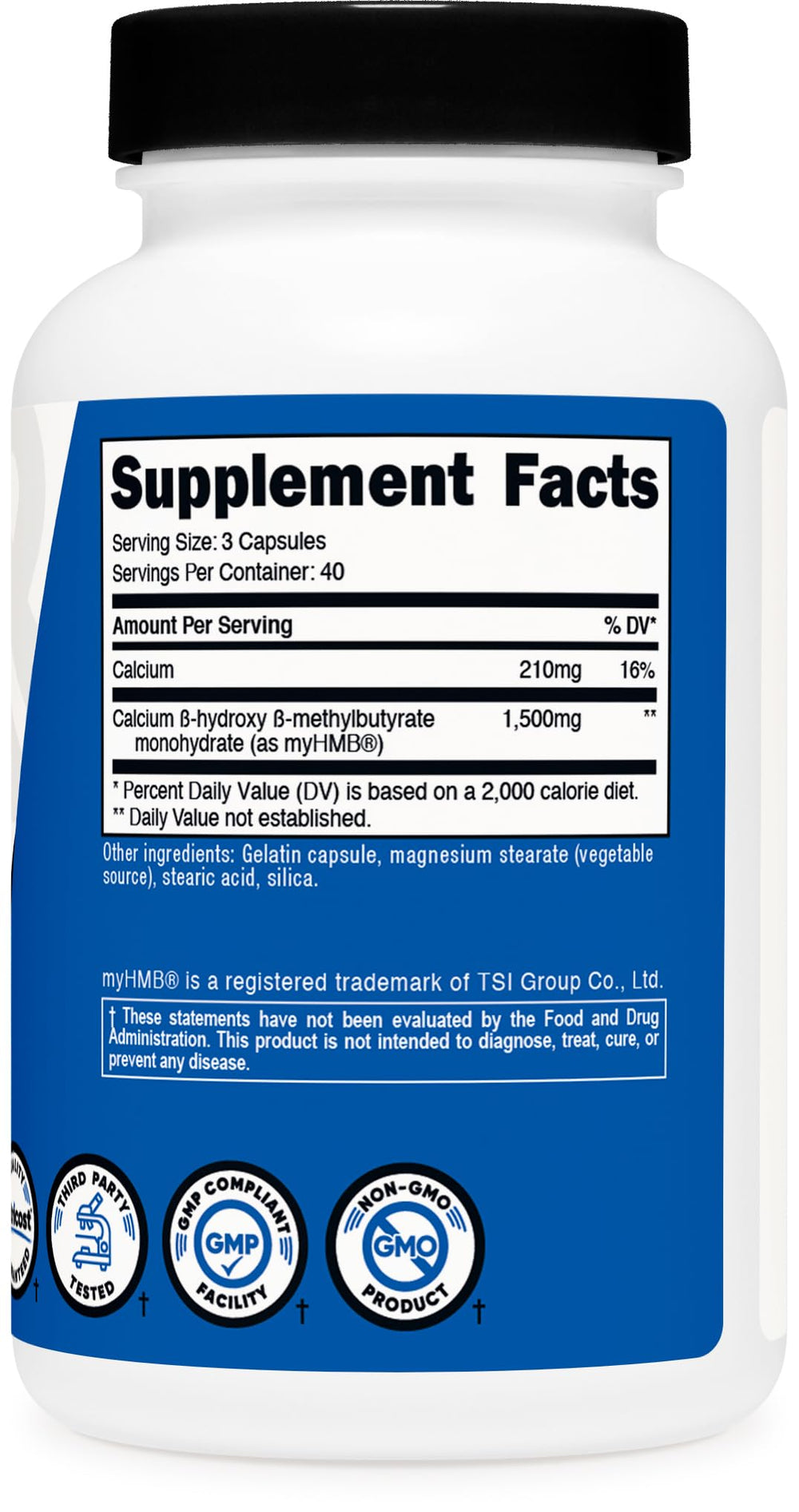 Nutricost myHMB athlete-training scene suggesting endurance support.