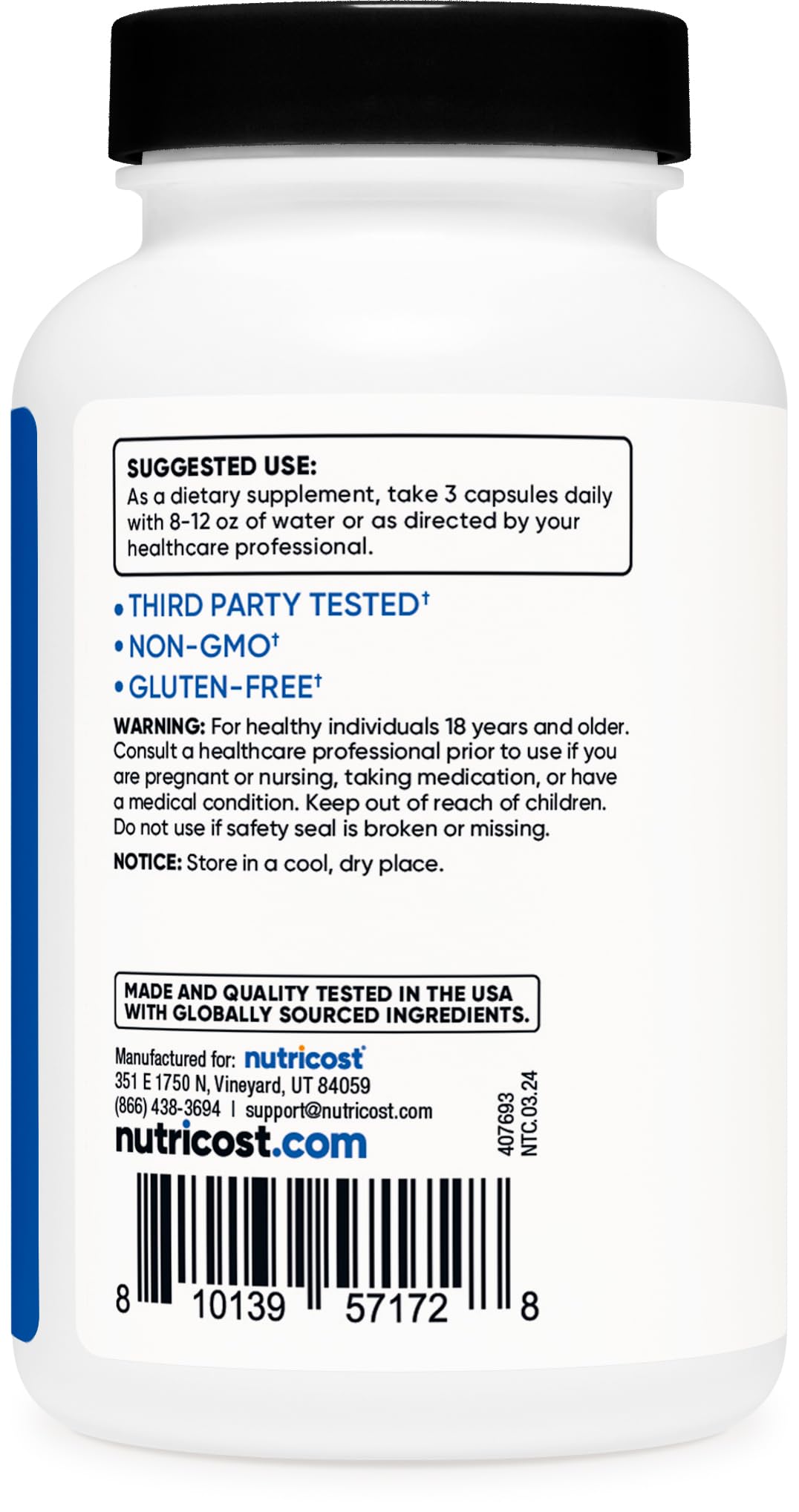 Nutricost myHMB on-the-go packaging ideal for workouts.