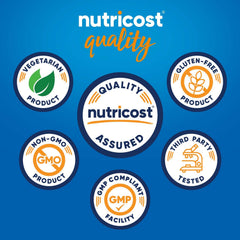 Nutricost NAC 600 mg, cápsulas veganas sin gluten para diversas dietas.