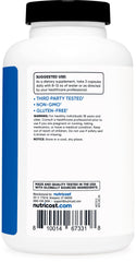 Nutricost Nitric Oxide Booster NSF GMP FDA seal for quality assurance.