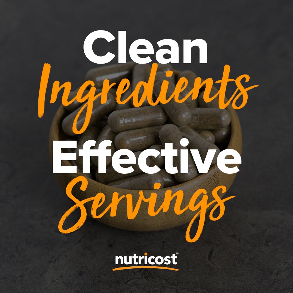 Nutricost Noni Capsules FDA-registered facility badge signals quality controls.