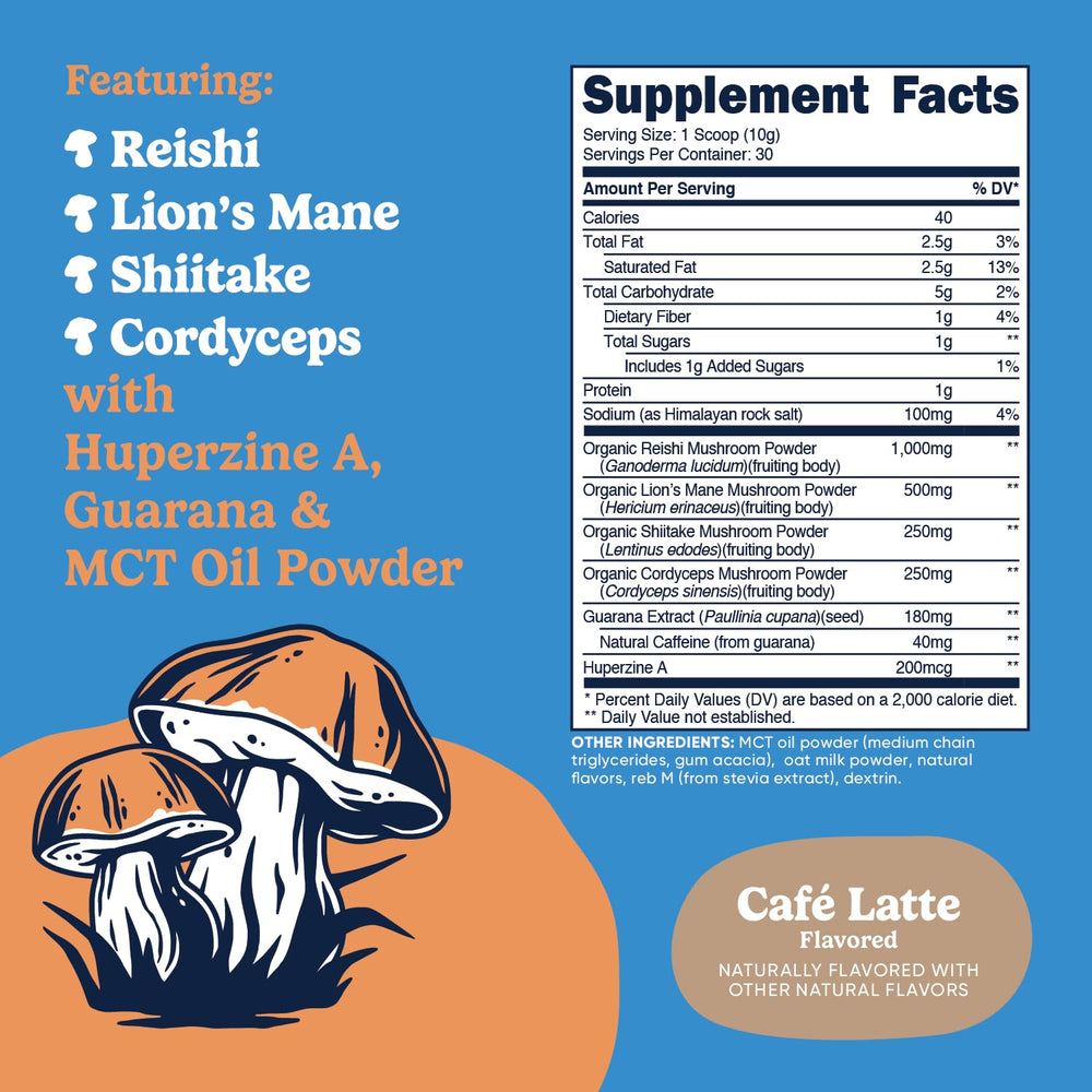 Nutricost Nutrizen Focus Cafe Latte package designed for daily ritual convenience.