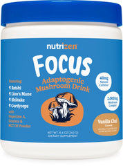 Nutricost Nutrizen packaging featuring Vanilla Chai flavor for a comforting morning ritual.