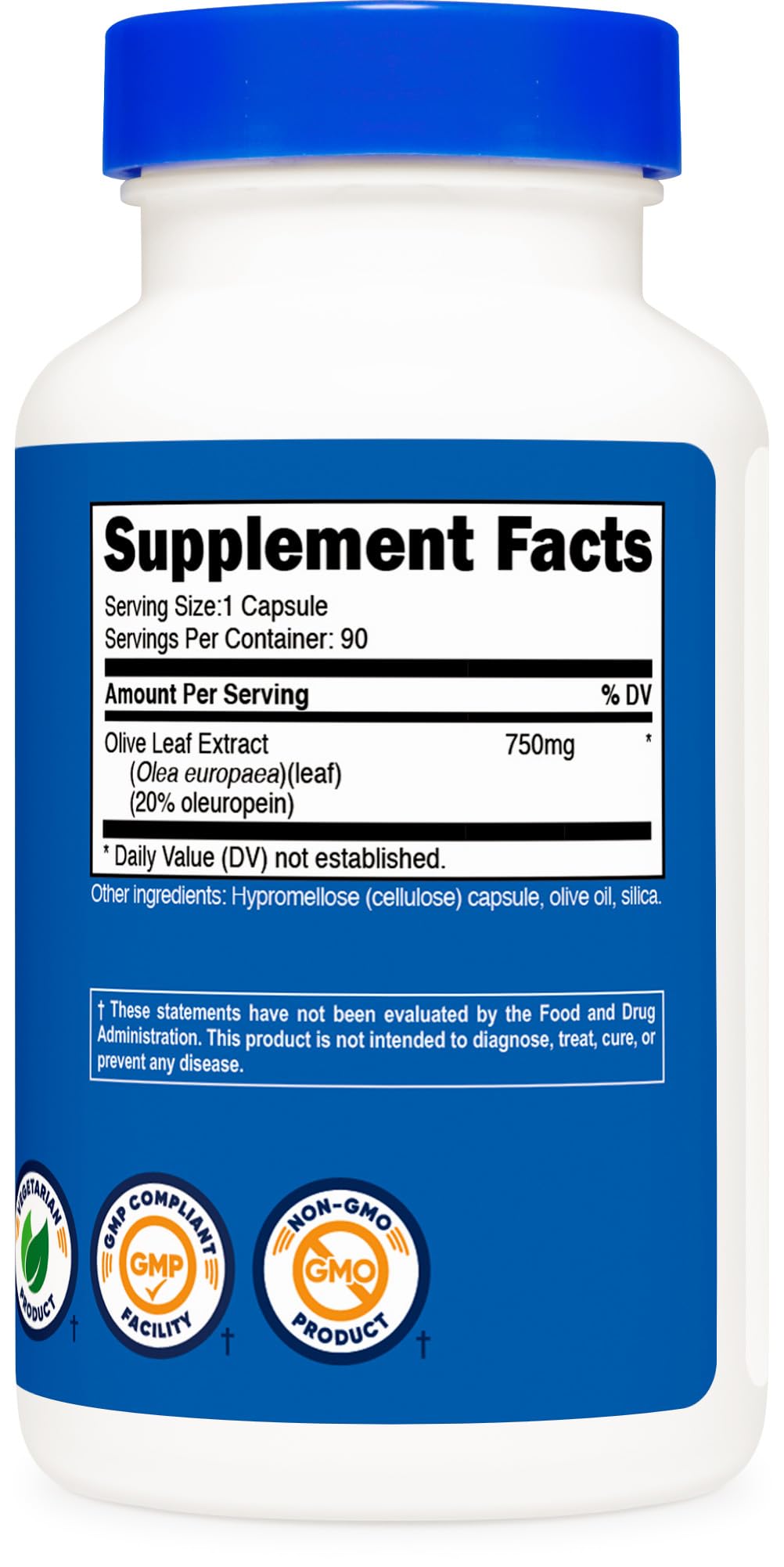 Nutricost gluten-free icon on packaging supporting gluten-free lifestyle