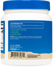 Nutricost Organic Maltodextrin packaging highlights 1 lb bottle and 30 servings for convenient fueling
