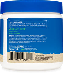 Nutricost Organic Milk Thistle label shows vegan-friendly icon