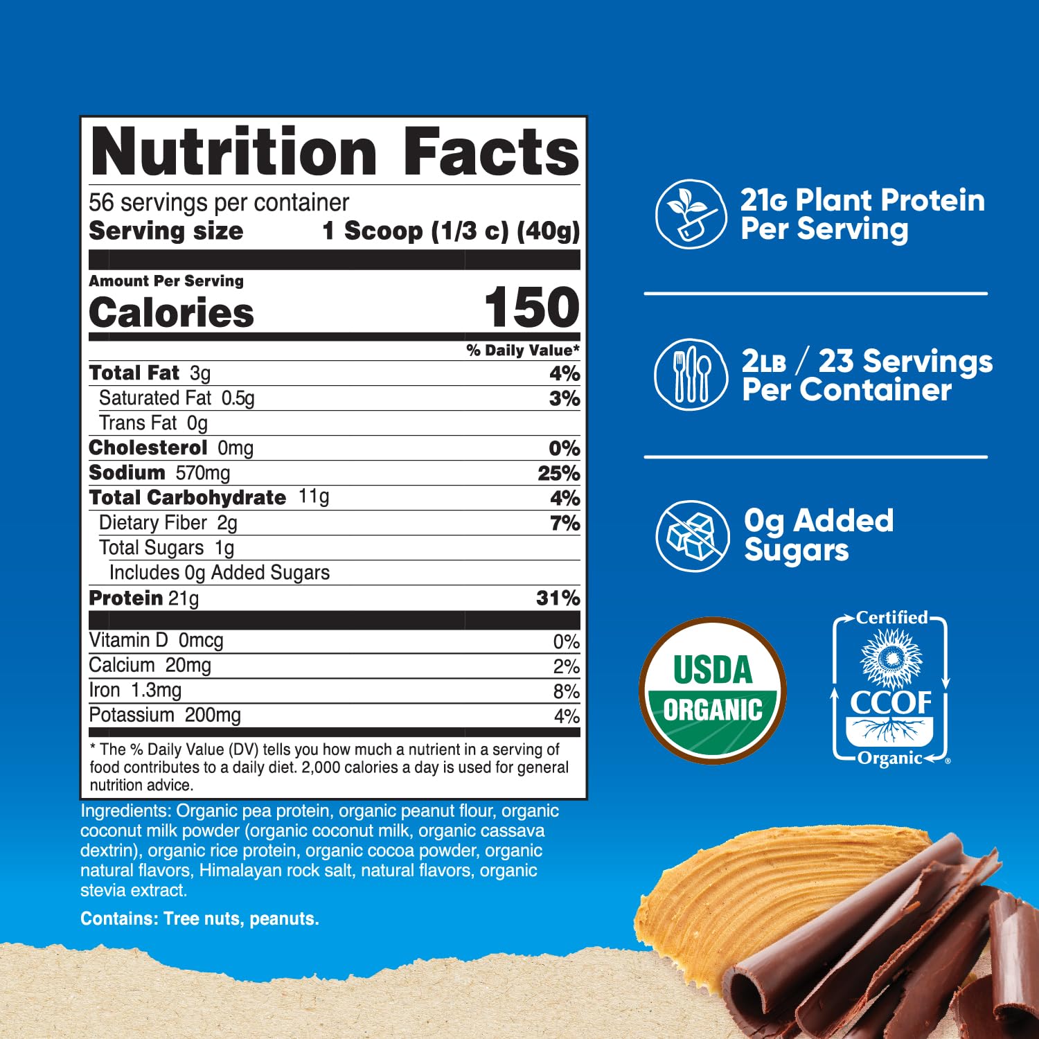 Nutricost protein powder scoop showing precise serving sizes for smoothies.