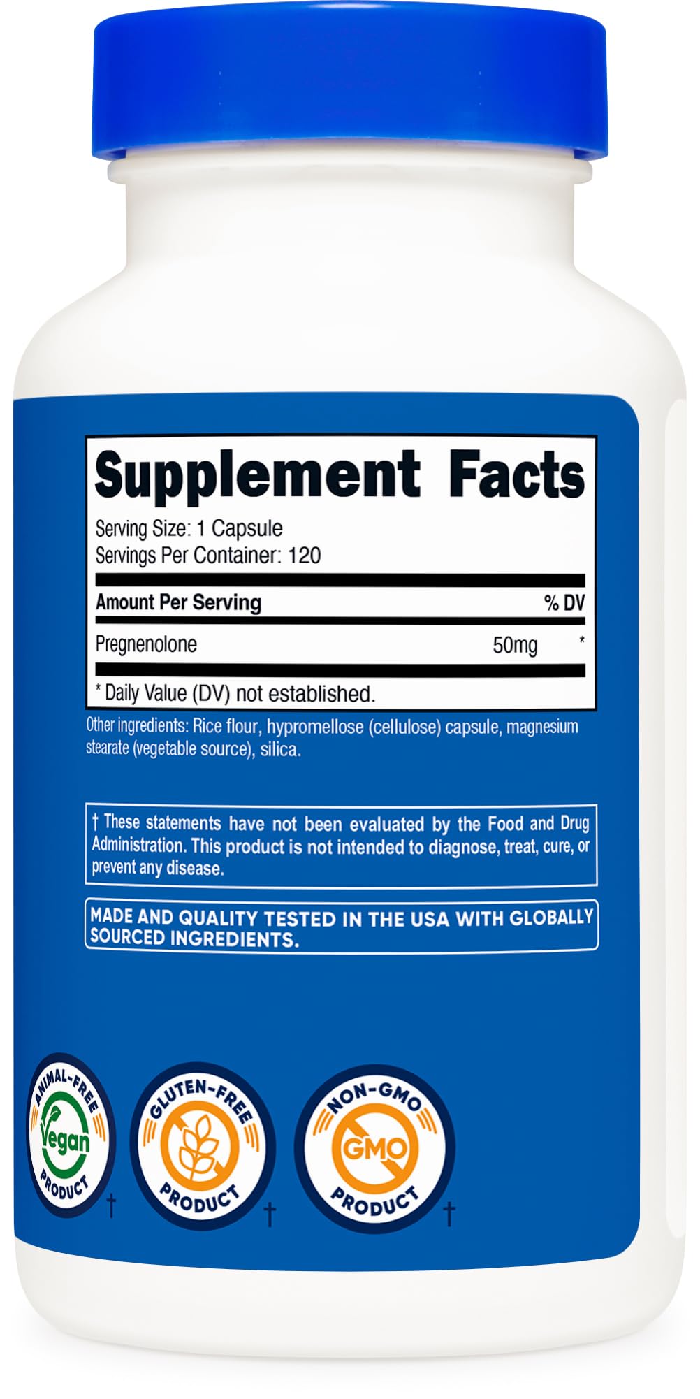 Nutricost packaging display, clear product information for informed choices.