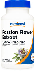 Nutricost Passion Flower Extract bottle - soothing evening routine potential support.