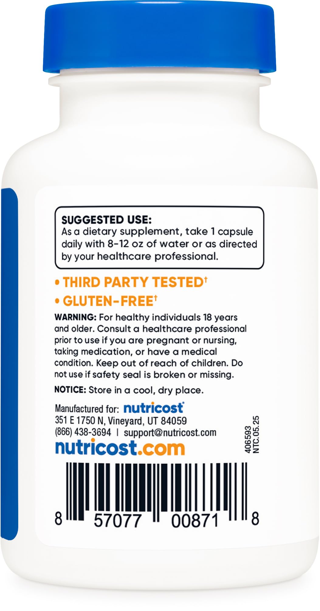 Nutricost Petasites Extract proceso GMP garantiza calidad y conformidad del producto.