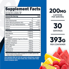 Nutricost Pre-Workout Complex scoop-measuring shows convenient serving and precise dosing.