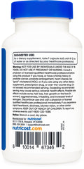 Nutricost Pregnenolone non GMO gluten free label highlights diet friendly option