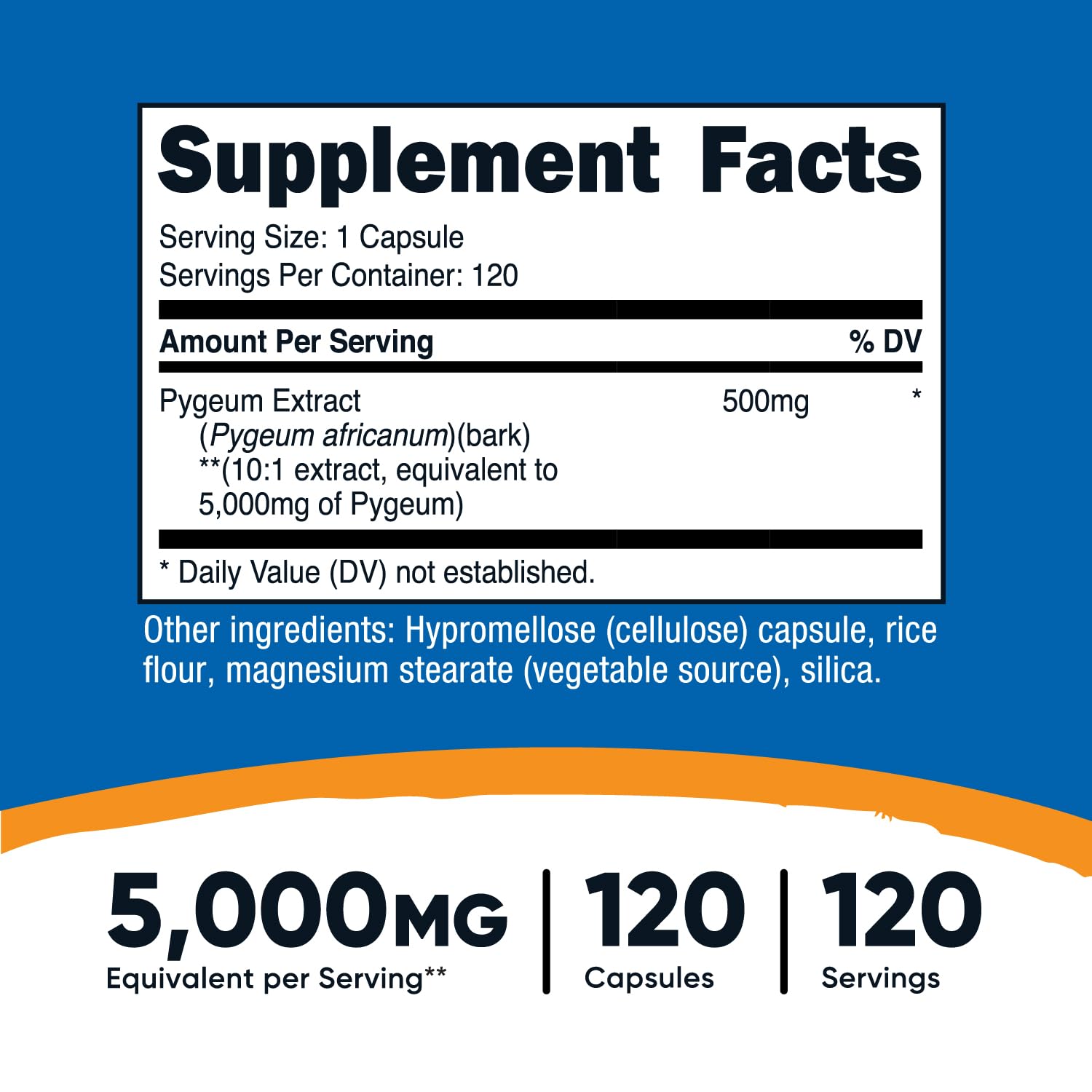 Nutricost Pygeum Extract capsules for daily wellness routine