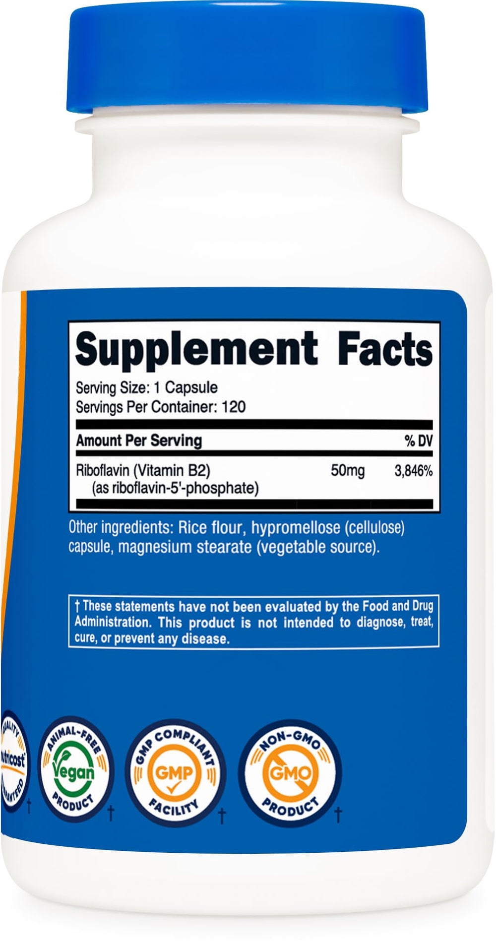 Nutricost R5P NSF-certified facility badge image