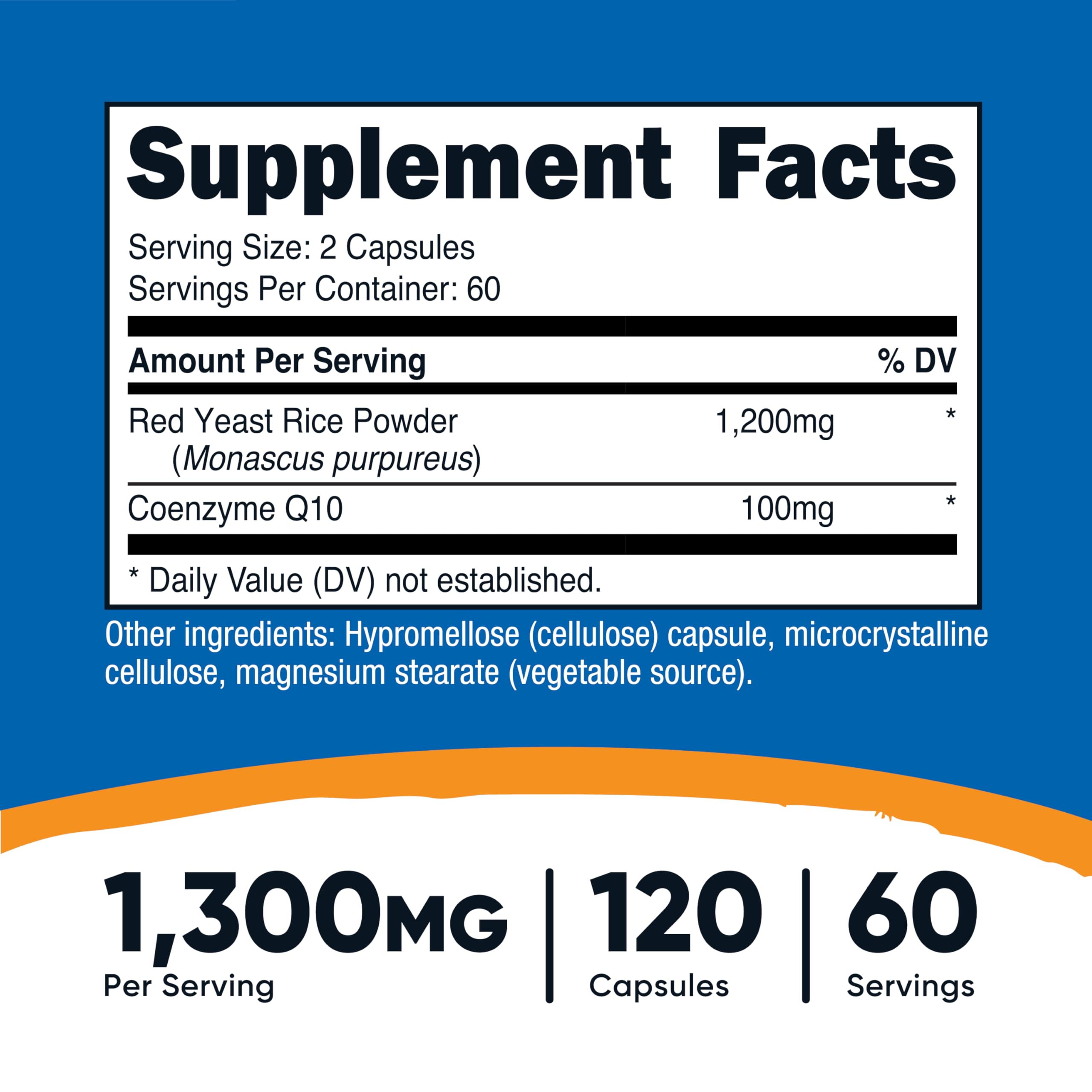 Nutricost capsules close-up highlighting two-capsule serving